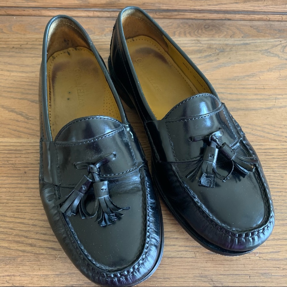 Cole Haan Black loafers with tassel | size 9
